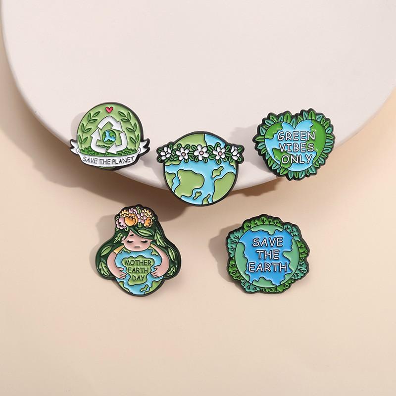 Adorable Cartoon Ecofriendly Pins Set For Unique Personalized Style Decoration And