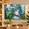 Snorlax Custom Name Diamond Painting Personalized 5D Full Drill DIY Diamond Art Home Decor