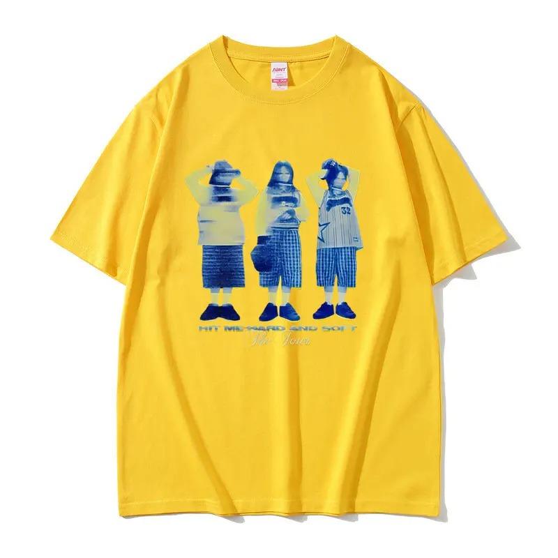 Hit Me Hard and Soft Tour 2026 Same Style Print T Shirt Men Women Fashion Pop Music Tshirt Unisex Y2k Casual Oversized T-shirts