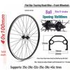 Lishi 700c Flat Bar Travel Bicycle Wheelset