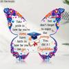 2D Flat Acrylic Butterfly Decoration, Indoor and Outdoor Decoration - No Battery/electricity Required, Free Day Decoration, Shop Decoration, Durable
