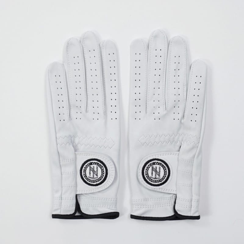 

nitina sheepskin golf gloves WH (both hands) white