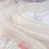 1PC Lightweight Artistic Breathability Beautiful Atmosphere Transparent Holiday Decorations Organza Fabric Romantic 1Mx150CM