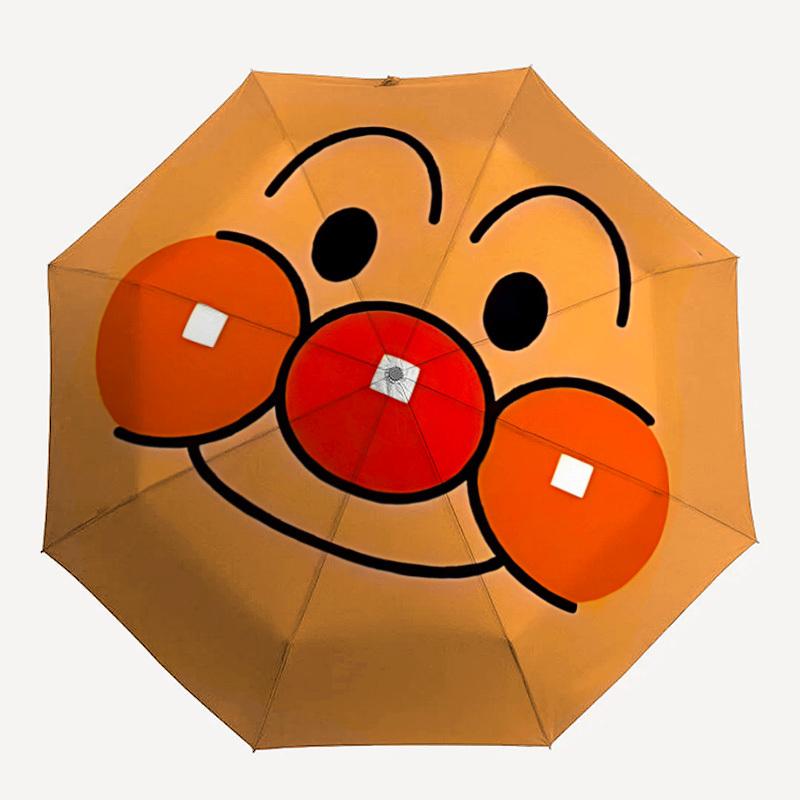 

1pc Bread Man Anpanman Automatic Folding Umbrella, Automatic Folding Umbrella with 8 Ribs, Convenient for Outdoor Use 085