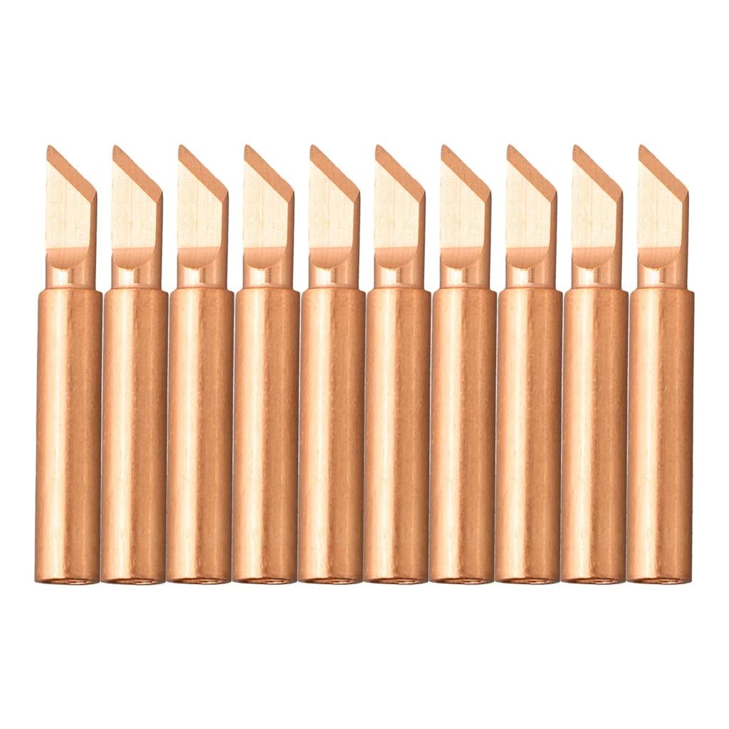Soldering Iron Tip Precision 10Pcs Set of Copper Soldering Iron Tips 900M T K Improve Your Soldering Precision