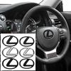 2026 Autocollants Intérieurs Chauds Autocollant Badge Central de Volant de Voiture Couvercle Garniture Décoration Accessoires Auto Pour Lexus CT200H ES350 GX46