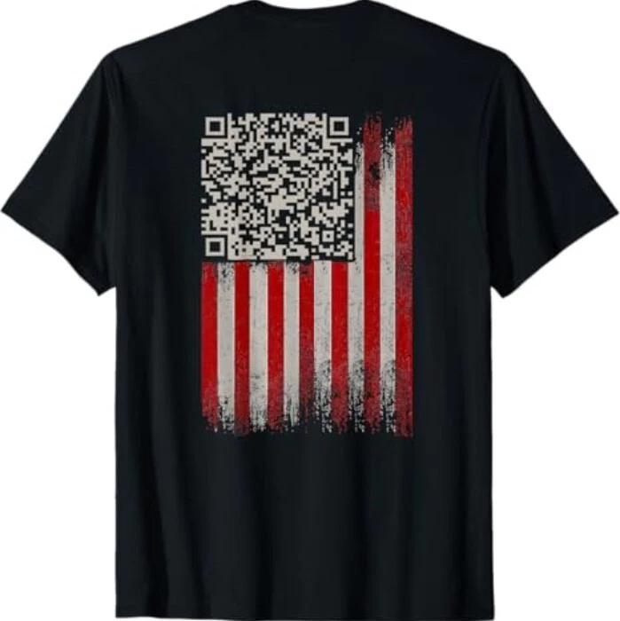 Funny QR Trumps Dancing Dance Code T-Shirt S