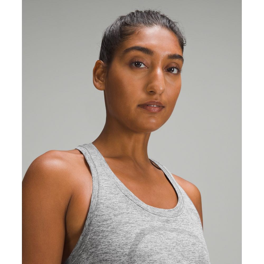 Lululemon Swiftly Tech Racerback Tank Top 2.0  Waist Length Slate White