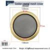 Metal Mesh Speaker Grille Dustproof Covers: 2-inch, 3-inch, 4-inch, 5-inch, 6.5-inch, 8-inch, 10-inch for Car Speakers.
