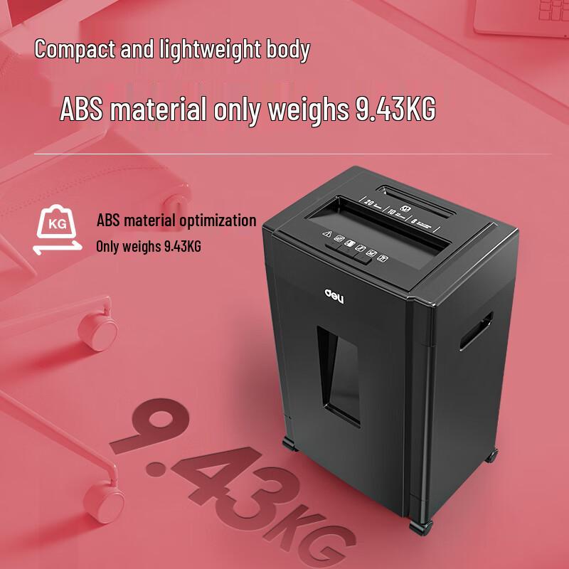 Deli 5-Level High-Security Paper Shredder CN Plug (adapter Included)