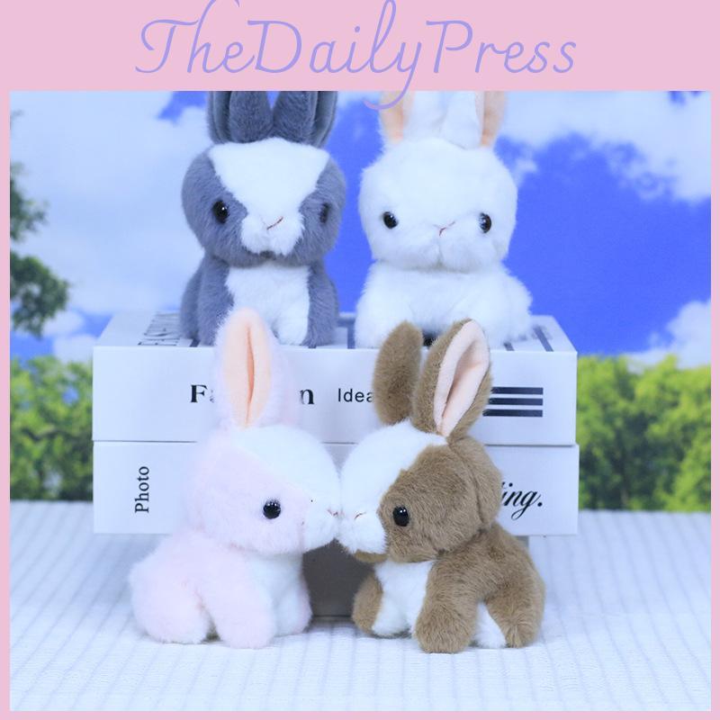 Adorable Plush Bunny Toy Cute Rabbit Keychain Small Stuffed Animal Gift Wholesale