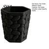 Practical Gift for Students Pebble Texture Pen Holder, Hexagonal Desktop Organizer, Stable Anti-Tip 3D Minimalist Pencil Holder Vanity Printed