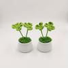 Clover and four-leaf clover potted plants, artificial plant potted plants, home and office desk decoration, display gifts