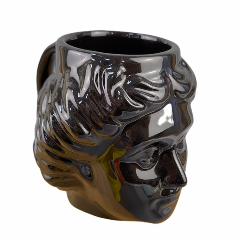 Spanish goddess cup, Apollo David ceramic mug, Nordic Roman sculpture cup, coffee cup, shaped cup