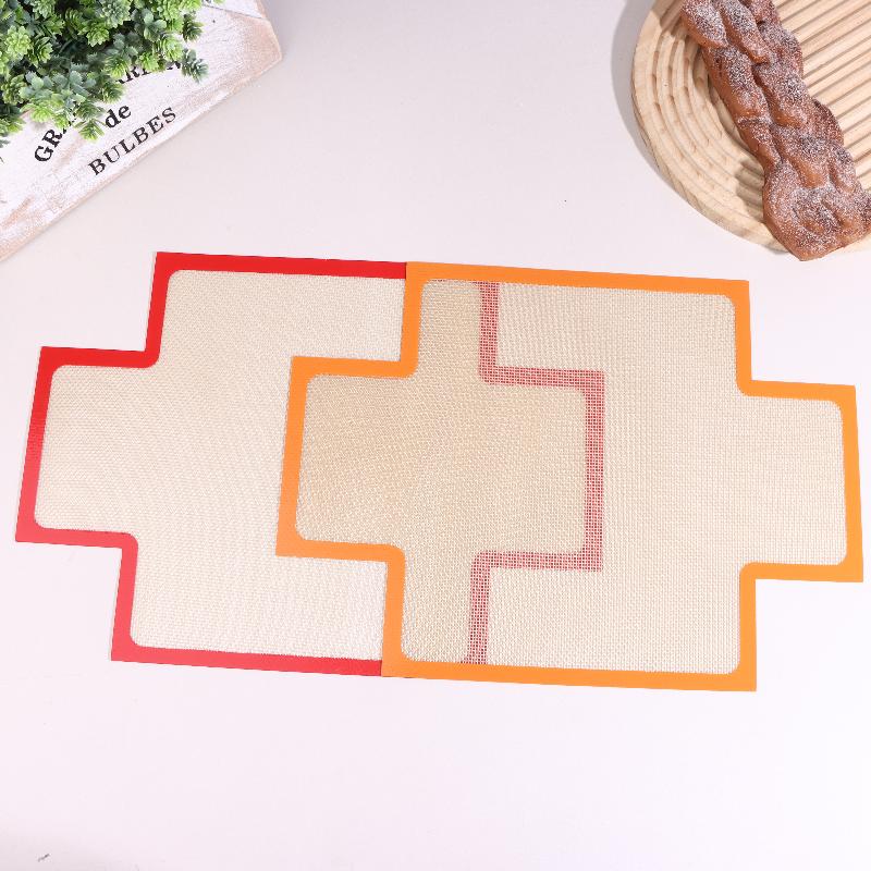 Forro de Silicone Reutilizável de Grau Alimentício para Pão Tapete de Assar Resistente ao Calor Alça Antiaderente Para Formas de Pão Ferramenta de Transferência de Massa