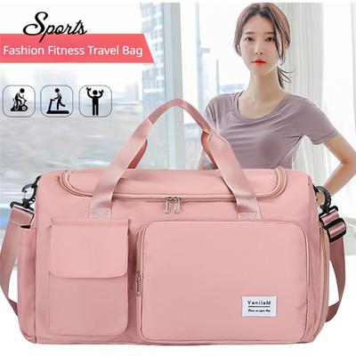 Large Capacity Shoulder Gym Bag Swimming Wet Dry Separation Yoga Bag Portable Independent Shoe Warehouse Fitness Bag Short-distance Travel Bag