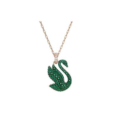 Collier Cygne Design Classique Femmes colliers Vert 5650067