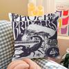 Phoebe Bridgers Music Album Stitch Lucky Dragon Pillow Cover Sofa Cushion Cover Home Room Decoration Children Gift
