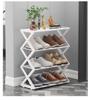 Household Simple Multi-layer Space-saving X-shaped Shoe Rack Multi-functional Assembly Shoe Cabinet Dust-proof Storage Rack