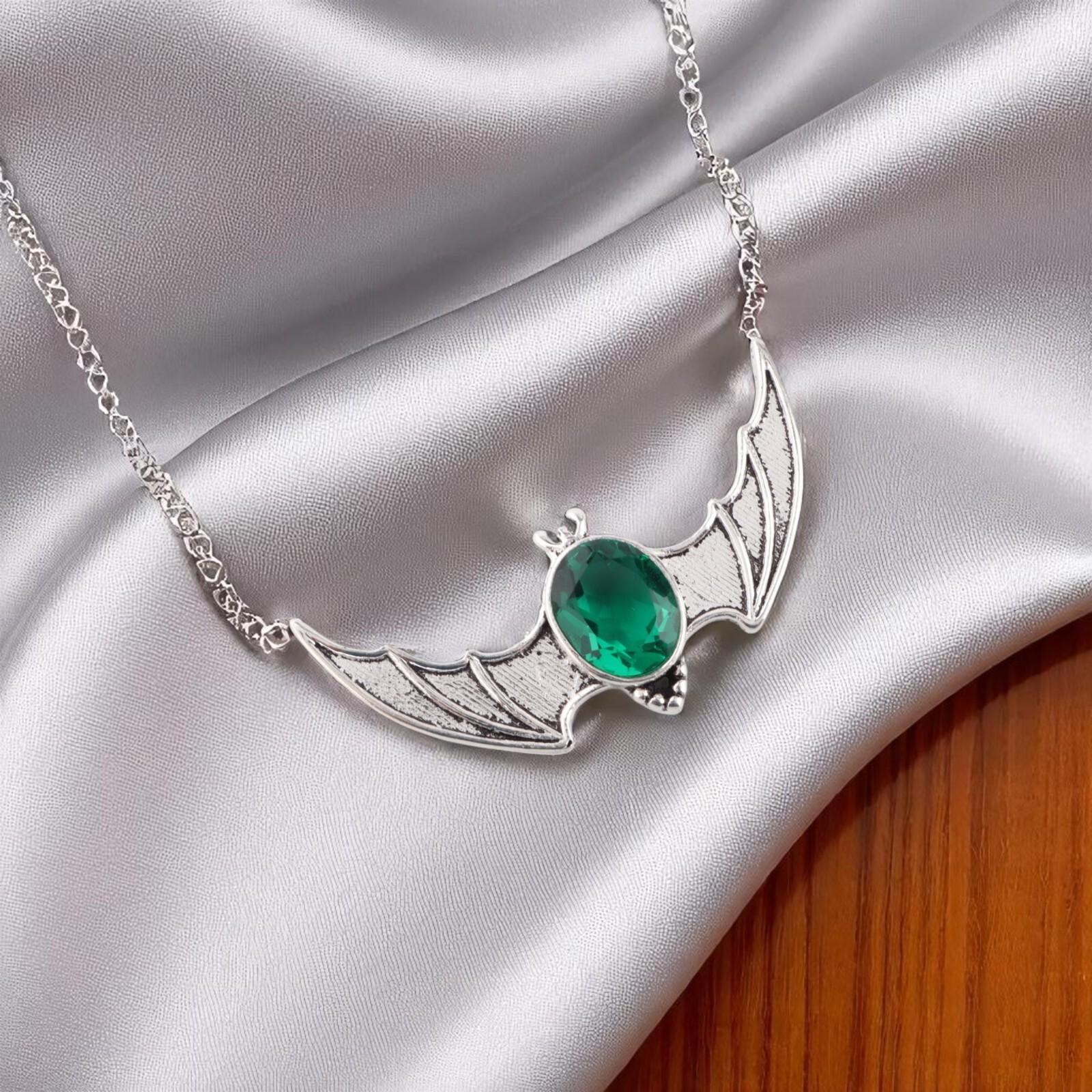 

Chrome Diopside Gemstone 925 Sterling Silver Jewelry Women s Wedding Pendant 1 CP-33-14