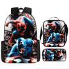 Spider-Man Cartoon Backpack Parallel World Student Cartoon Backpack Children'S School Bag Pencil Case