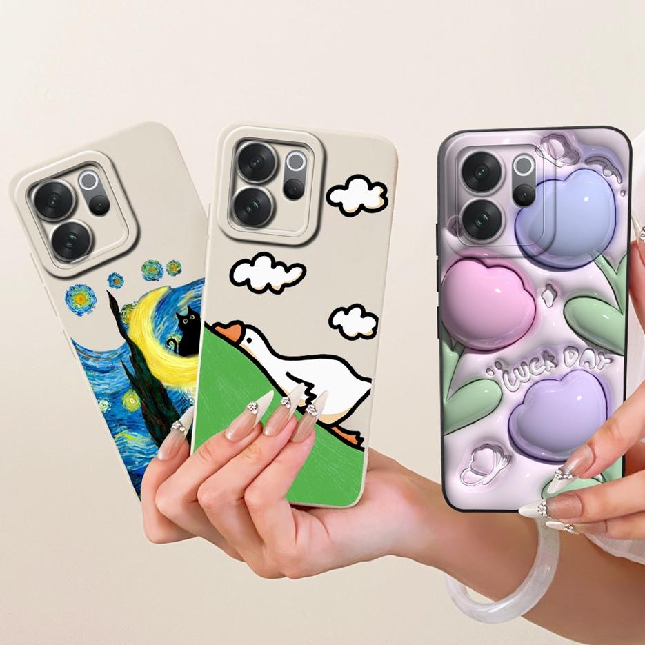 For Vivo V70 Elite Case V2548 Cute Dog Panda Cartoon Cover Soft TPU Phone Case For Vivo V70 FE V 70 Elite VivoV70 V70FE 5G Shell