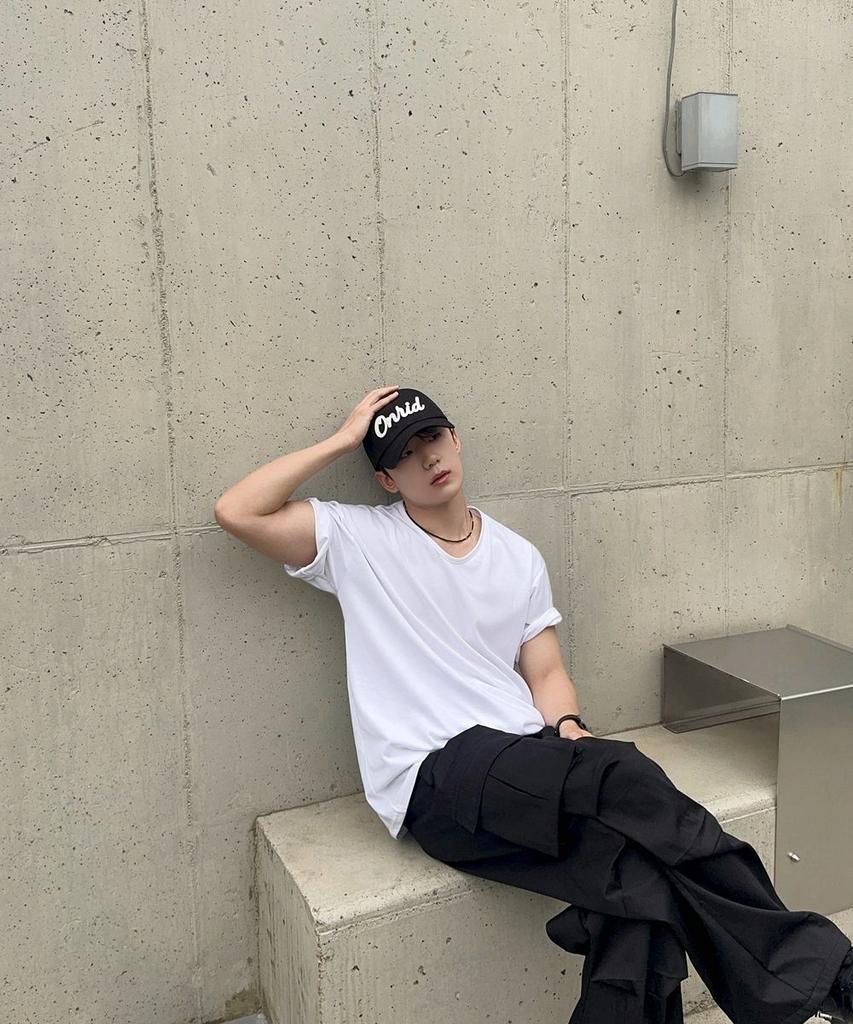ONRIDPROJECT Applique Twill Logo Ball Cap - Black