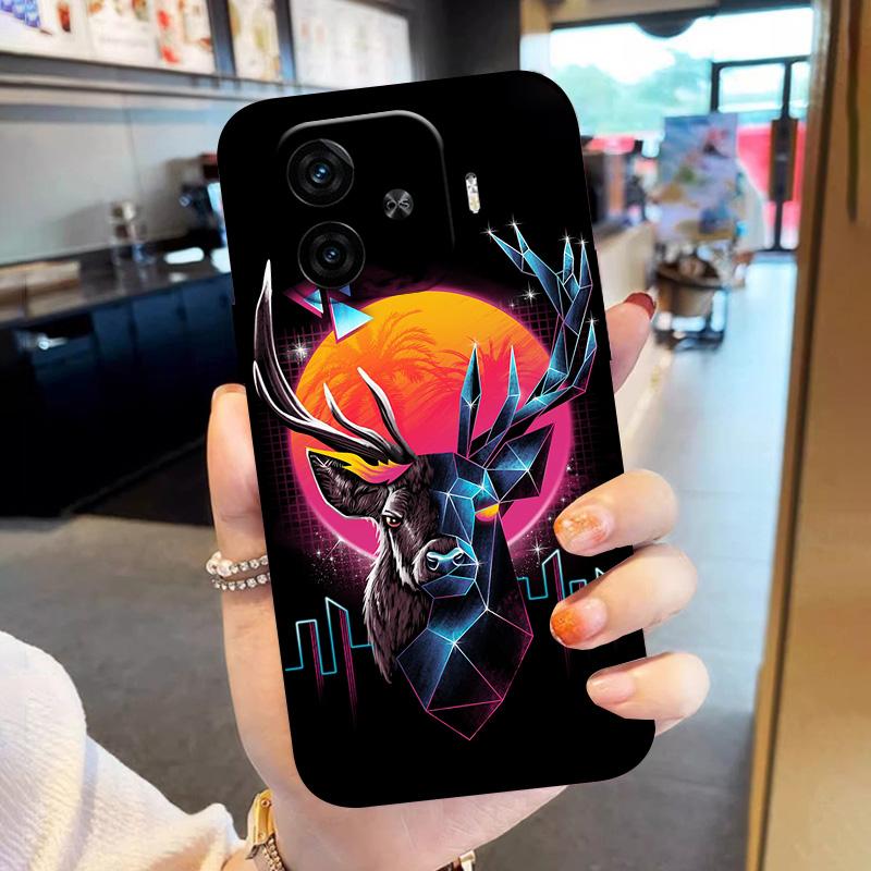 For VIVO IQOO Z9 Turbo 5G Phone Case Fashion Covers Protective Shell For IQOO Z9 Turbo Cases Soft TPU Silicone Cover Coque