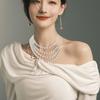 Sparkling Rhinestone Headwear Feathered Headgear Set Alluring Feathered Headband Comfortable for Halloween Singles Party