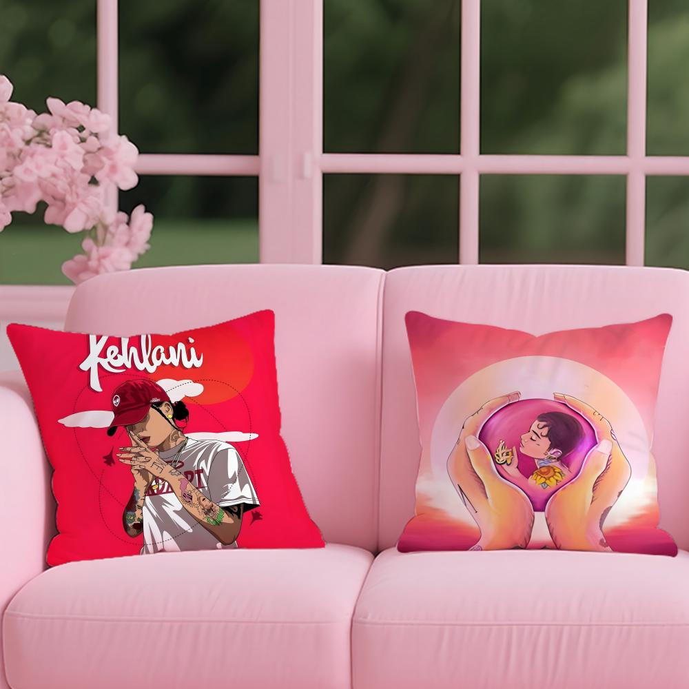 Singer K-Kehlani Cushion Cover Reversible Plush Pillow Cover – For car, sofa, bedroom, perfect as a gift.