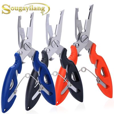 Attrezzatura da pesca Morsetto da pesca in metallo Pinze da pesca da 12,5 cm Strumenti per presa di pesce Pinze resistenti all'acqua salata