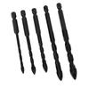 5PCS Set Masonry Drill Bits Cemented Carbide 1/4 Inch Hex Shank Professional Concrete Drill Bits
