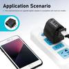 Convertitore di Alimentazione AC-DC Universale, Adattatore Presa Accendisigari Auto 220 V a 12 V, Trasformatore con Spina a Muro per Uso Domestico, Inverter di Alimentazione Plug and Play