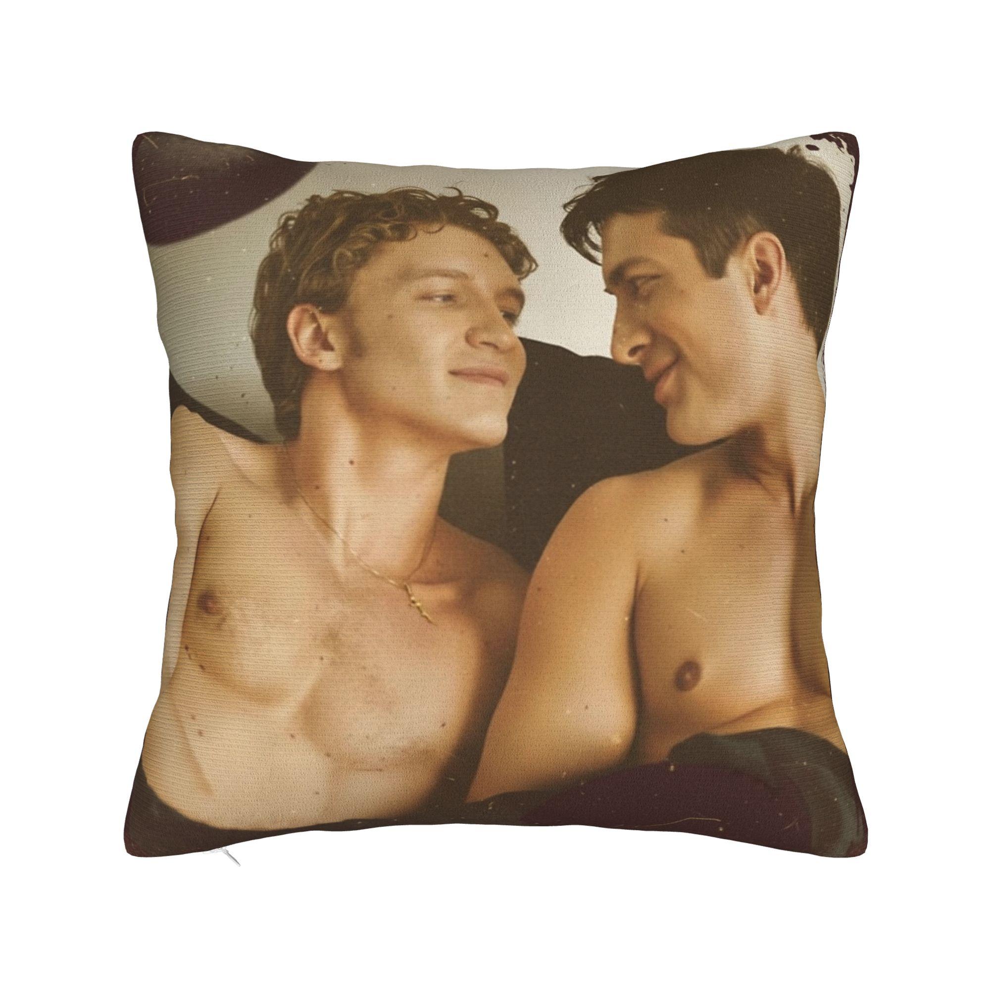 Ilya und Shane Heated Rivalry Kissenbezug Weicher Polyester Kissenbezug Dekorativer Zierkissenbezug Zuhause Großhandel 45X45cm 30x30cm 12x12in
