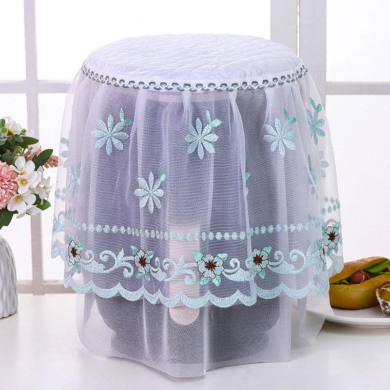 Pastoral Lace Embroidery Air Fryer Dust Cover Water Dispenser Electric Pressure Cooker Rice Cooker Dustproof Cover Kitchen Tools