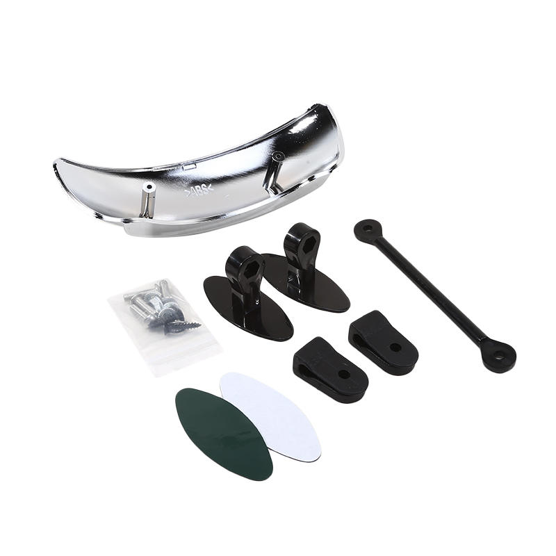 Motorcycle 180° Wide Angle Blind Spot Rearview Mirror Safety Elimination Mirror For Scooter ATV Modification Parts