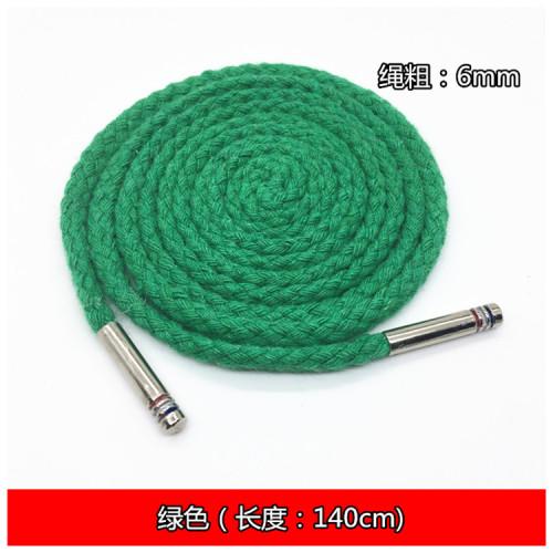 6mm Eight Strand Polyester Cotton Rope For Sports Pants Waist Rope, Clothing Drawstring, Dress Waist Rope, Shoelaces TJ21032