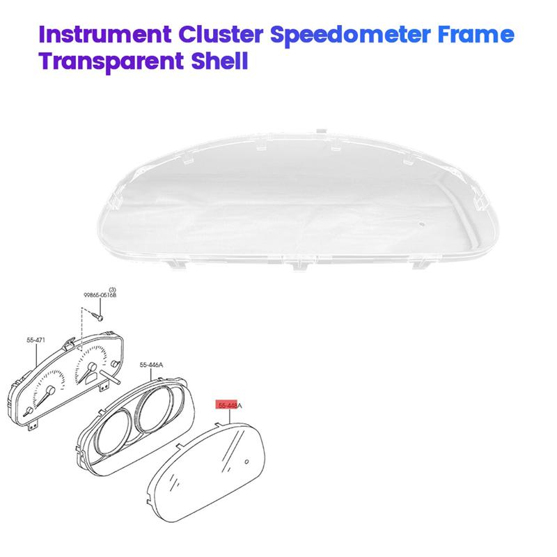 Portable Car Instrument Cluster Speedometer Frame Cover For Mazda 6 2002-2007 GG GJ6A55447 GJ6A-55-447 Gauges Transparent Shell