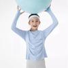 Spring & Autumn Girls' Long-Sleeve Nylon Quick-Dry Yoga & Sports Set