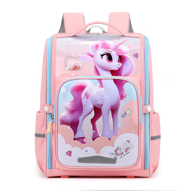 Sailna CarloG Kids Pink Cartoon School Backpack One Size