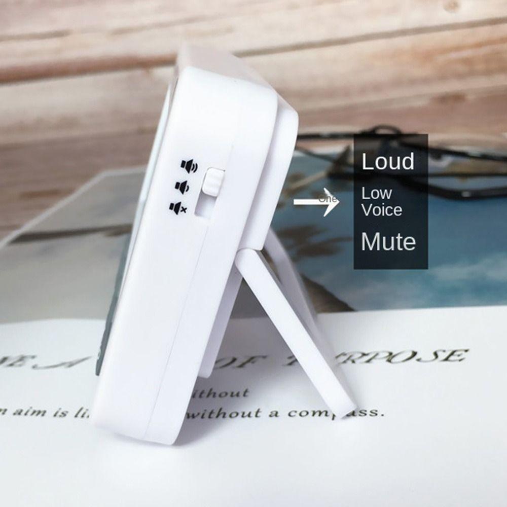 Dual Screen Kitchen Timer Vibration Cooking Timer LCD Reminder Timer  for Students' Learning