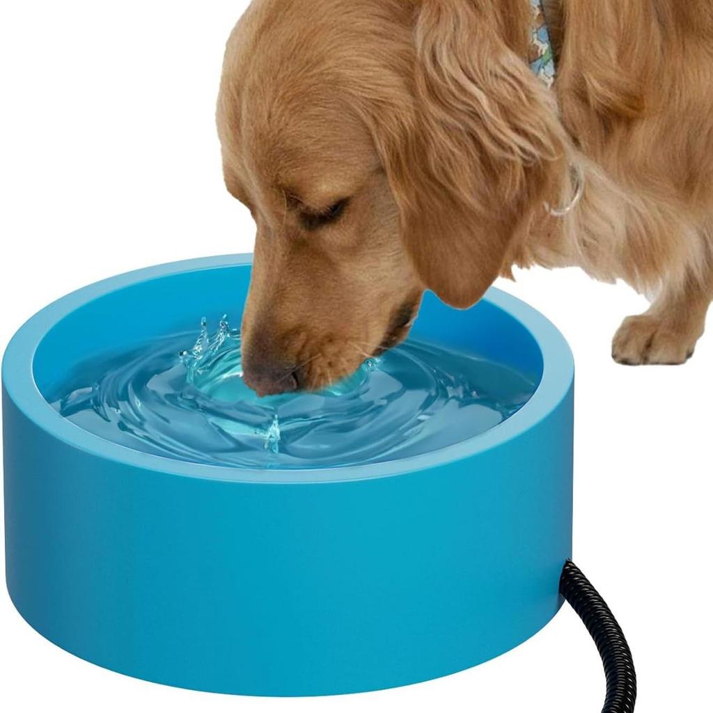 Heated Pet Water Bowl with Constant Temperature for Cats & Dogs