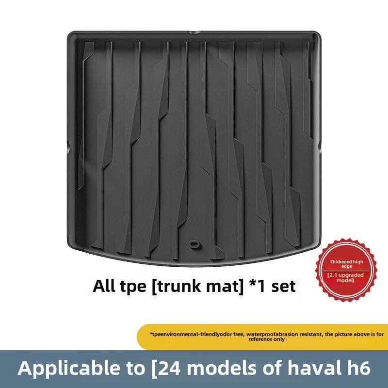 

Автомобильные коврики, грязеотталкивающие и экологически чистые коврики TPE, коврики в багажник, коврики на спинки сидений, подходят для 24 Haval H6