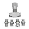 Válvula de Controle de Fluxo Hidráulico L08 de 3/8 pol STB G3/8 Válvula Restritora Bidirecional com Conectores em Ambos os Lados para 1,2 Ton
