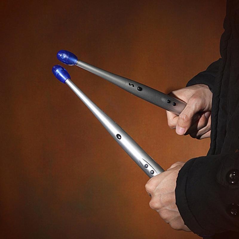 Elektronické paličky s nastavitelnou citlivostí a světelným efektem pro děti, pro cvičení na vzdušné bubny a učení hudby