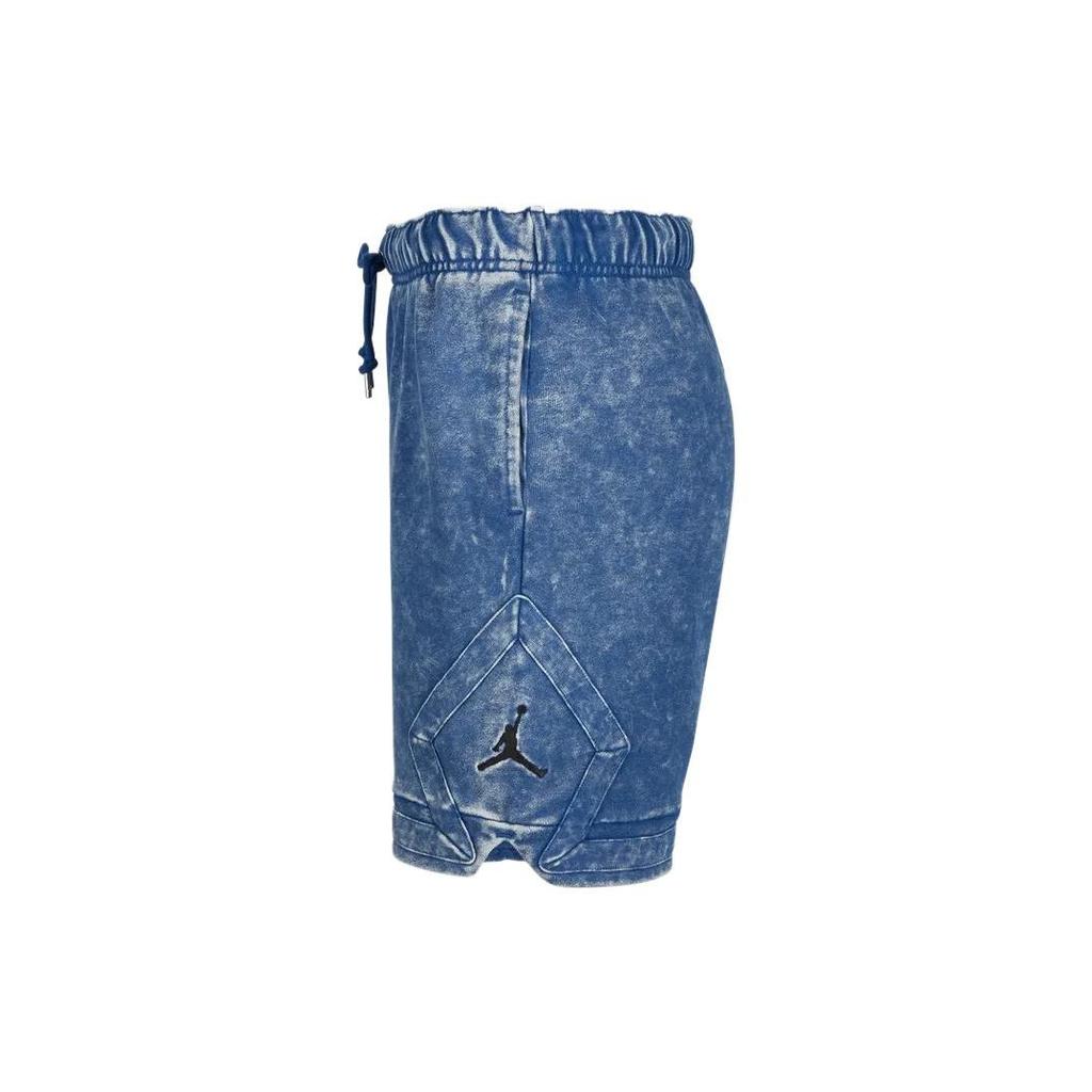 Jordan Pure Color Washed Drawstring Knit Shorts Men Bottoms French-Blue DR3093-493