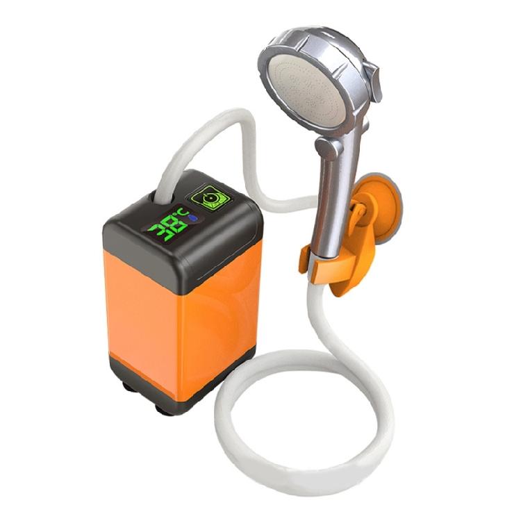 Outdoor Shower Head Sprayer Pump for Car Washing Camping Hiking Travel, USB Rechargeable Portable Camping Shower Pump