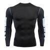 Collants de sport à séchage rapide et très élastiques pour hommes: T-shirt de cyclisme à manches longues absorbant la transpiration Cross-Border PRO