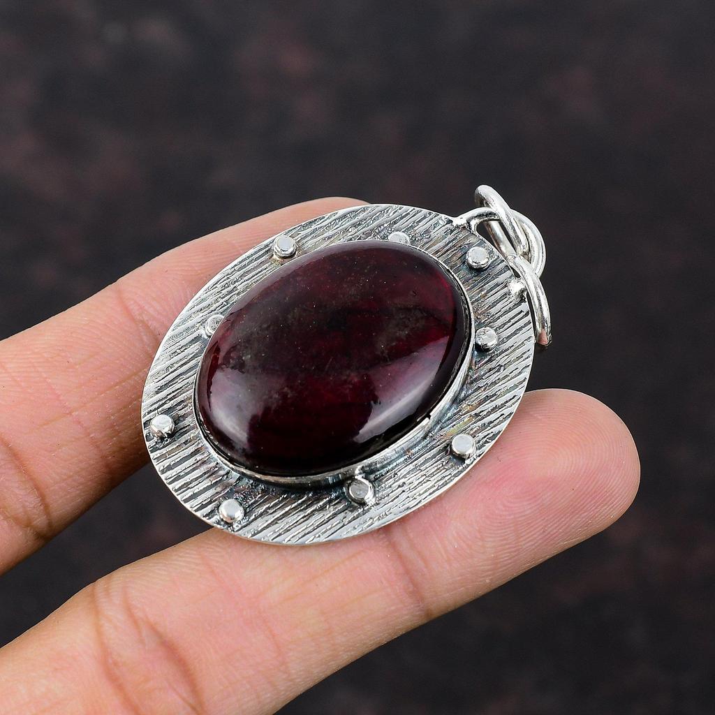 Red Fire Labradorite Pendant Gemstone Jewelry Handmade Pendant 925 Sterling Silver Pendant Beautiful Jewelry Gift For Women Designer Pendant