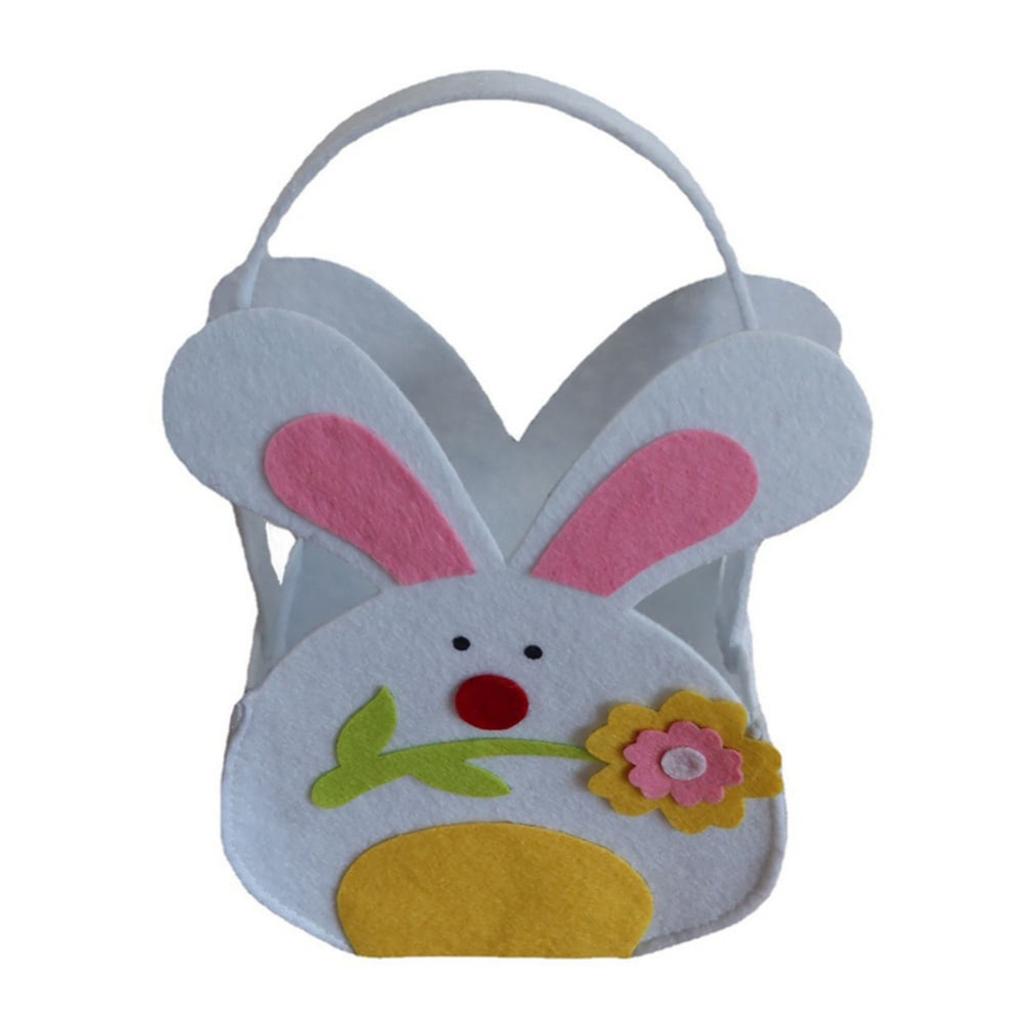 2dílná dárková taška velikonočního zajíčka Úložná taška Plátěný dekorativní košík Velikonoční úložná taška